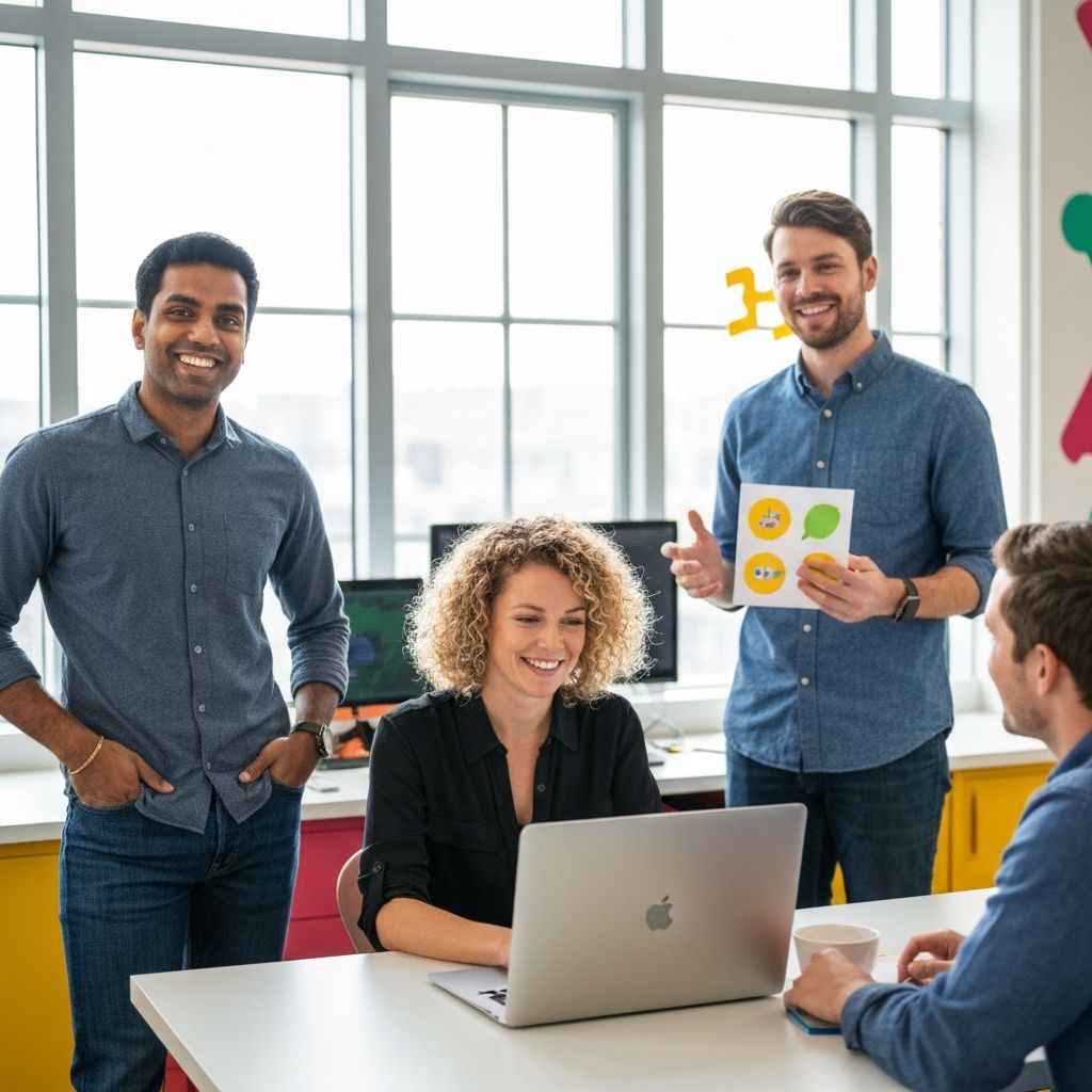 Equipo de startup enfocado en bienestar financiero